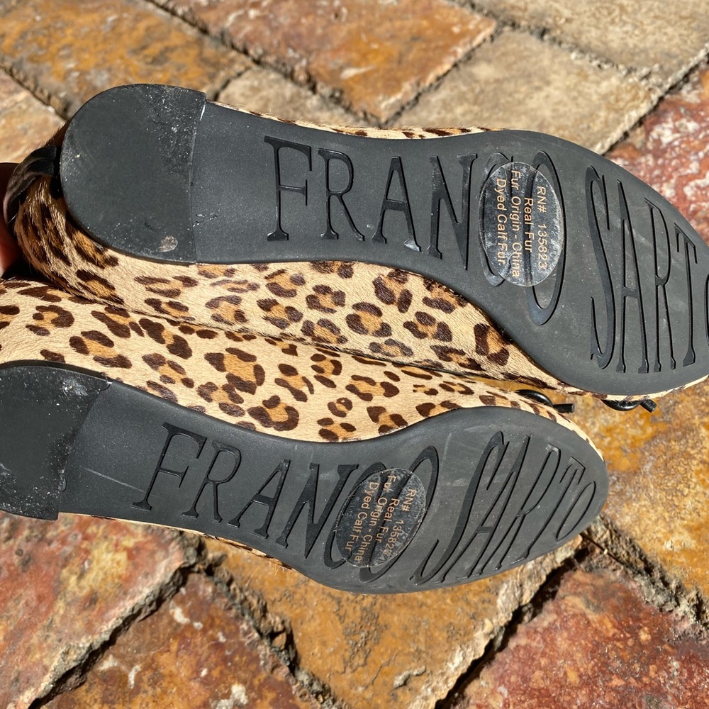 Leopard Mini Wedge Flat - Picture 4 of 4